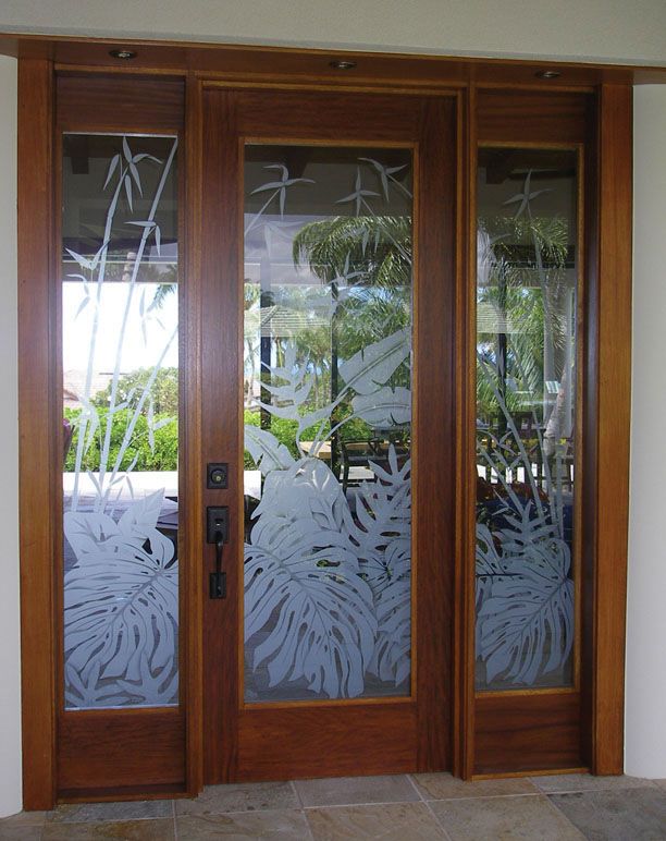 Sandblast and Etched Glass Doors Design Ideas - Etched Glass Doors